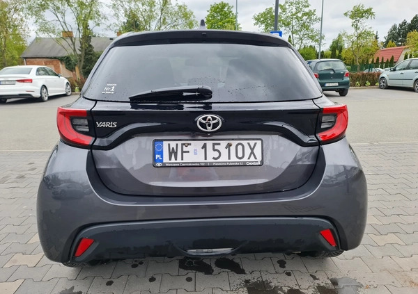 Toyota Yaris cena 69900 przebieg: 56360, rok produkcji 2022 z Warszawa małe 79